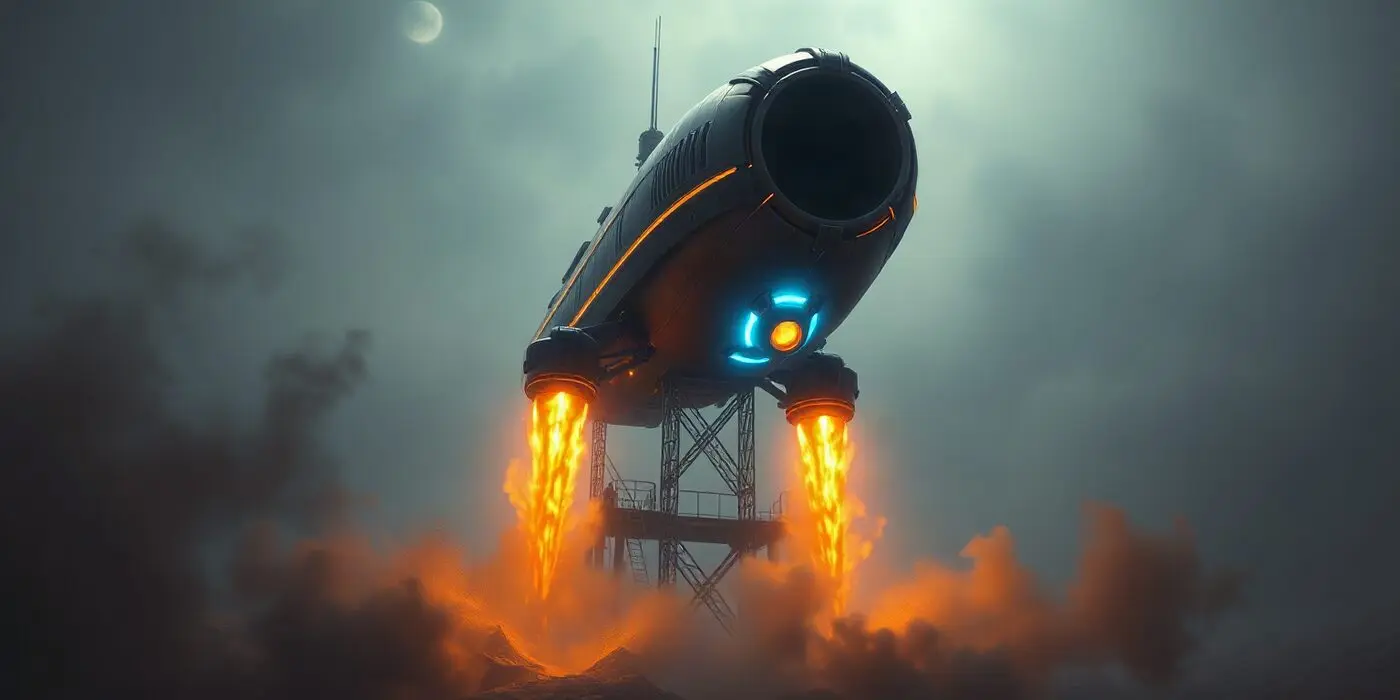 The Ascension Vessel launching